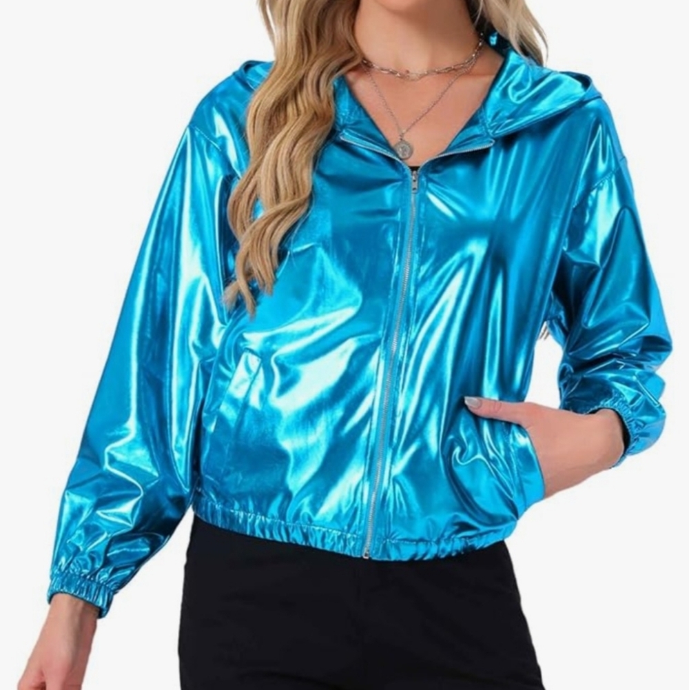 Allegra K. Irridescent Women's Jacket. Size XS. NWT.